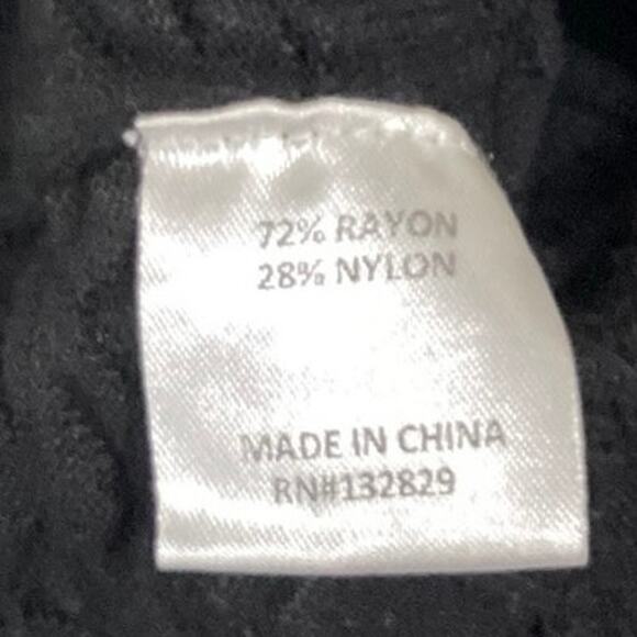 Revolve Tularosa Black High Rise Bloomer Ruffle Knitted Crochet Mini Shorts Sz S - Picture 5 of 5